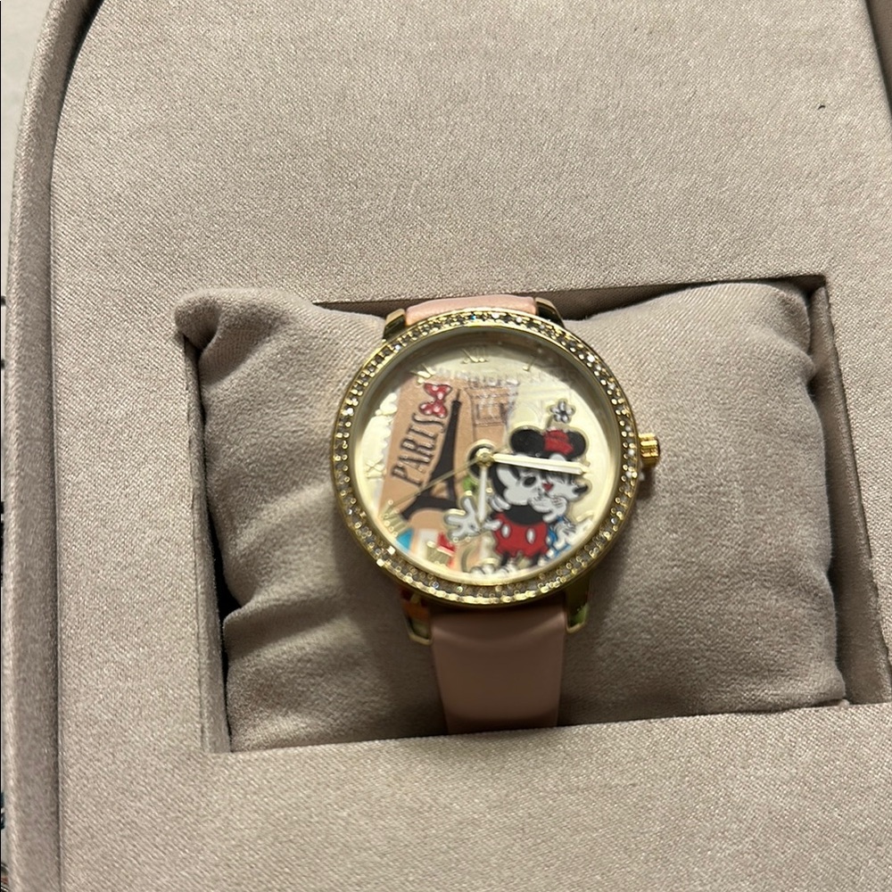 Disney Gold and Pink Women's Watch